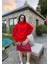 Kadın Degaje Yaka Oversize Triko Kazak 3