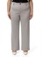 Büyük Beden Beli Arkadan Lastikli Boru Paça Klasik Gri Pantolon 1