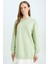 Regular Fit Bisiklet Yaka Basic Düz Sweatshirt Tunik A9529AX24AU 1
