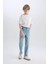 Erkek Çocuk Straight Fit Düz Paça Cepli Basic Düz Jean Pantolon C3697A824WN 3