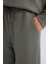 Fit Standart Fit Uzun Jogger Eşofman Altı Cepli Beli Paçası Lastikli E3546AX24WN 6