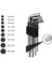 9 Parça Uzun Boy Çelik Alyan Anahtar Seti (Birer Adet 2mm, 2.5MM,3MM,4MM,5MM,6MM,8MM,10MM) 2
