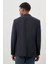 Koyu Lacivert Düz Gabardin Mono Yaka 2 Düğme Esnek 6 Drop Comfort Fit Casual Ceket 1002245165_200 5