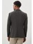 Koyu Haki Örme Kılıç Yaka 6 Drop Slim Fit Ceket 1002245155 5