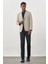 Bej Kendinden Flannel Mono Yaka Esnek 6 Drop Slim Fit Casual Ceket 1002245167 2