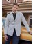Taş Rengi Kaşe Kırlangıç Yaka Desenli Astarlı Slim Fit Dar Kesim Klasik Mont 1007245150 1