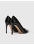 Nelli Hakiki Rugan Deri Kadın Siyah Stiletto 4