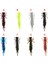H Tarzı 75MM 3g 5 Adet Larva Yumuşak Yemler Yapay Silikon Yumuşak Yem Solucan Balıkçılık Wobblers Levrek Sazan Swimbaits (Yurt Dışından) 3