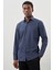 Koyu Lacivert Uzun Kol Cepli Pamuklu Classic Comfort Fit Gömlek 1004245215 1