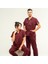 Core Flex Lüks Likralı Unisex Medikal Bordo Alt Üst Takım Doktor Hemşire 1