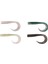 Lb Sandeel Curltail 10 cm 5 Adet Sahte Balık Pearl Silver 1