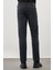 Koyu Antrasit Düz Gabardin Pamuklu 5 Cep Slim Fit Casual Denim Pantolon 1023245158 4