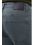 Su Yeşili Düz Gabardin Pamuklu 5 Cep Slim Fit Casual Denim Pantolon 1023245158 5