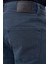 Indigo Mavi Düz Gabardin Pamuklu 5 Cep Slim Fit Casual Denim Pantolon 1023245158 5
