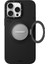 iPhone 15 Pro Max Kılıf Magsafe Özellikli 360 Standlı Deri Desenli Tech Leather Seri Siyah 2