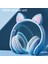 Kedi Kulak Bluetooth Subwoofer 7.1 Çevresel Ses Kulaklıkları(Mavi) (Yurt Dışından) 3