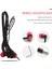 H-168 3,5 mm Kulak Içi Örgülü Kablolu Subwoofer Kulaklık Spor(Kırmızı) (Yurt Dışından) 3