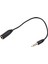 iPhone Için Mini Siyah 3,5 mm Kulaklık Adaptör Kablosu (Yurt Dışından) 4