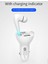 Özel Çağrıyı Sürmek Için Araç Kablosuz Bluetooth 5.0 Kulaklık -Beyaz (Yurt Dışından) 5