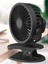 Mandallı Sıkıştırmalı Şarjlı 3 Kademe Taşınabilir Kıskaçlı Mini Fan Sessiz Vantilatör Soğutma 1