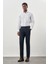 Koyu Lacivert Düz Gabardin Esnek Yan Cep Slim Fit Classic Pantolon 1003245209_200 2