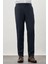 Koyu Lacivert Düz Gabardin Esnek Yan Cep Slim Fit Classic Pantolon 1003245209_200 3