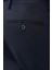 Koyu Lacivert Düz Gabardin Esnek Yan Cep Slim Fit Classic Pantolon 1003245209_200 5