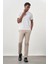 Beyaz Kısa Kol Düz Pike Polo Yaka Cepsiz Pamuk Casual Slim Fit Tişört 1011245900_600 2