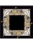 Siyah Gold Zincir Desenli Twill Ipek Eşarp 3