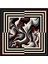 Siyah Bordo Geometrik Desenli Twill Ipek Eşarp 3