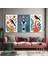Matisse - Boho - Art Deco - Soyut - Doğa ( 3 Lü Çerçevesiz ) Poster - Afiş - Tablo KR2C00910/ 1
