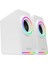 MD-182 2.0 3W*2 Beyaz Rgb Aydınlatmalı USB + 3.5mm USB 5V Speaker Hoparlör 4
