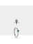 Yeşil Garnet Halka Piercing Küpe, 12 mm , 1.2 Mm, 14K Sarı-Beyaz-Kırmızı Altın | LE00001G 1