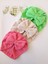 Kız Bebek Renkli Kaşkorse Bone 3'lü Set 1
