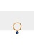 Yuvarlak Safirli Halka Piercing, 10 mm , 1.2 Mm, 14K Sarı-Beyaz-Kırmızı Altın | LC00051S 1