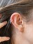 Yuvarlak Safirli Halka Piercing, 10 mm , 1.2 Mm, 14K Sarı-Beyaz-Kırmızı Altın | LC00051S 2