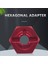 Alüminyum Alaşım 12MM Birleştirici Tekerlek Hub Hex Adaptörü Yükseltmeler Wltoys 144001 1/14 Rc Araba Yedek Parçaları, Kırmızı (Yurt Dışından) 3