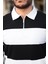 Çift Renkli Fermuarlı Sweatshirt 2