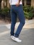 Erkek Yüksel Bel Bol Kesim Boru Paça Kot Pantolon Regular Fit Jean 3