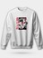 Demon Slayer Maske Baskılı Bisiklet Yaka Oversize Sweatshirt Anime Manga 1