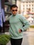 Boğazlı Cepli Üç Iplik Sweat 3