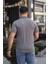 Erkek Yazlık Likralı Slim Fit Gömlek Yaka Kısa Kollu Gömlek 4