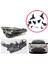 BHL586 Toyota Corolla MK12 E21 Ea1 Eh1 2019-ON 81170-02T30 81130-02T30 Için Sağ Sol Ön Far Ayak Tamir Seti 3