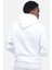 Air French Terry Hoodie Kapüşonlu Sweatshirt Oversize Beyaz 2