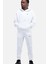 Air French Terry Hoodie Kapüşonlu Sweatshirt Oversize Beyaz 3
