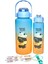 Motivasyon Matarası Ayıcık Desenli 2'li Suluk 2000 ml + 700 ml 1
