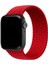 Apple Watch Uyumlu Örgülü Silikon Kordon - Kırmızı - 42/44 - M/l 1