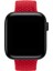 Apple Watch Uyumlu Örgülü Silikon Kordon - Kırmızı - 42/44 - M/l 3