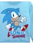 Sonic Desenli Mavi Renkli Uzun Kollu Bisiklet Yaka Şardonlu Kışlık Erkek Çocuk Sweatshirt Eşofman Takımı 2