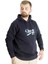 Mode Xl Büyük Beden Erkek Sweatshirt Kapüşonlu 23540 Lacivert 3